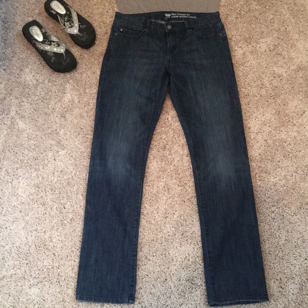 Gap Real Strait Fit size 6 x 28L 💗 so flattering!
